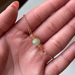 Gold and Multicolor Beaded Bracelet